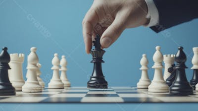 Movimento estratégico no jogo de xadrez