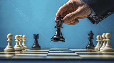 Movimento estratégico no jogo de xadrez