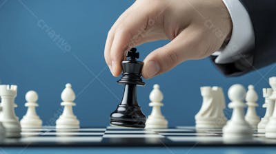 Movimento estratégico no jogo de xadrez