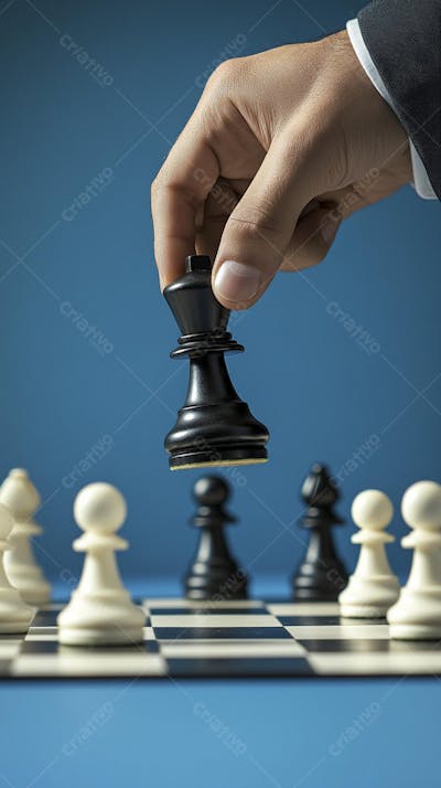 Movimento estratégico no jogo de xadrez