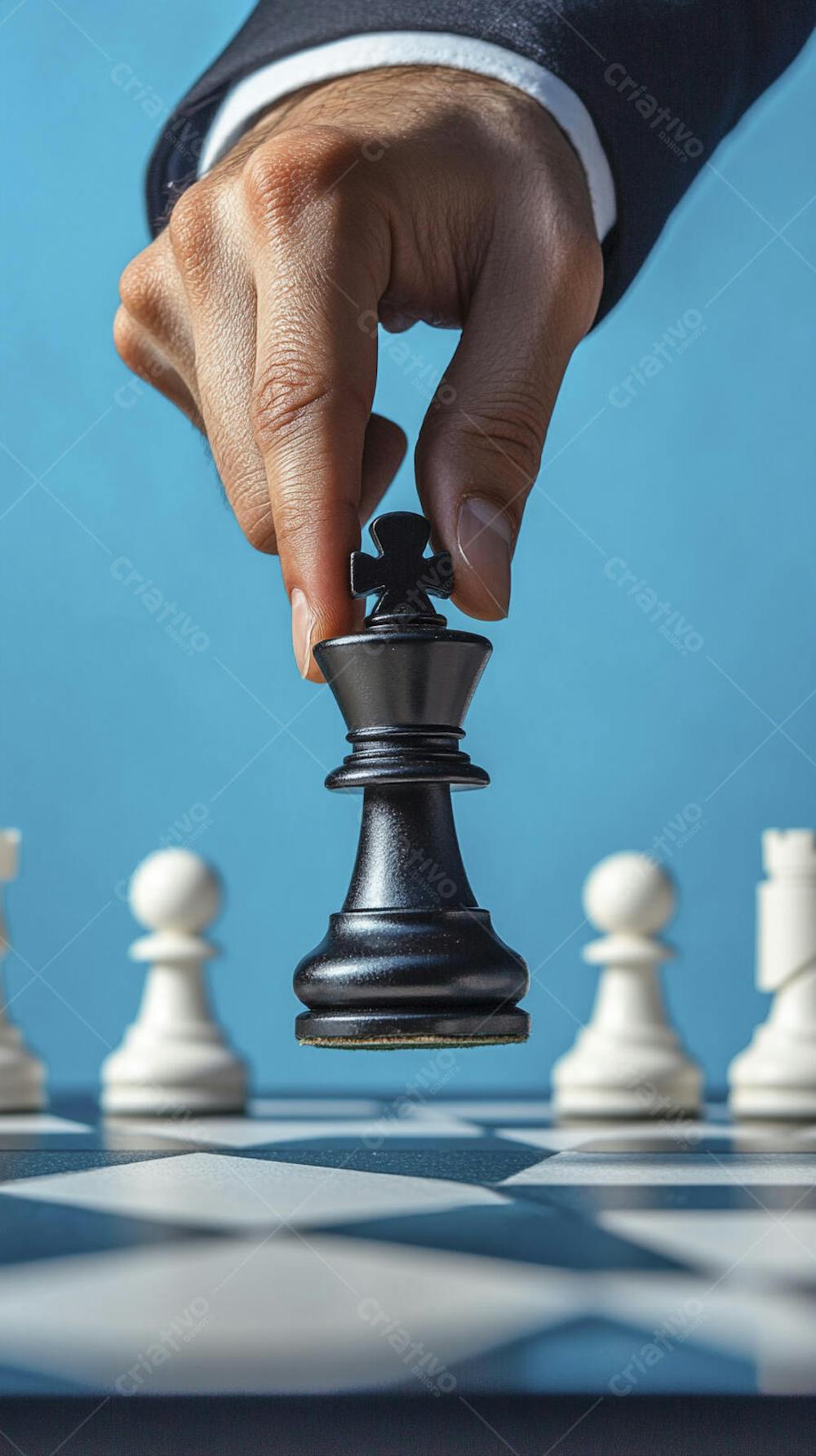 Movimento estratégico no jogo de xadrez