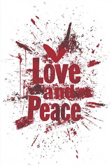 Mensagem de amor e paz