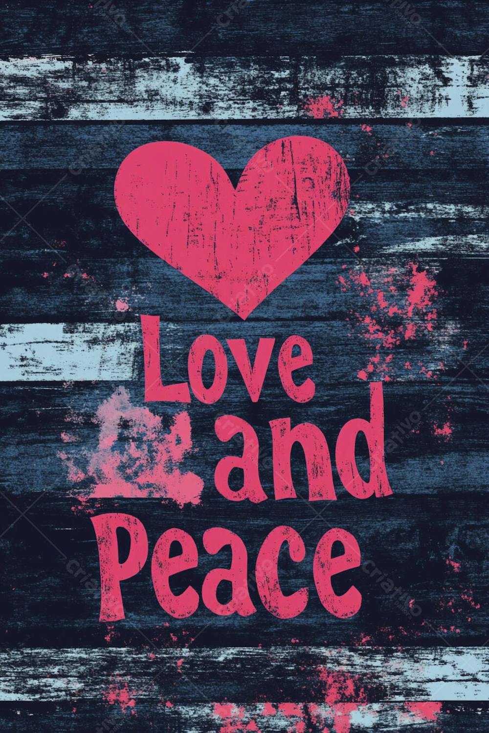 Mensagem de amor e paz