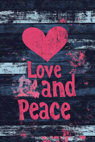 Mensagem de amor e paz