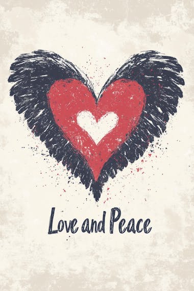 Mensagem de amor e paz