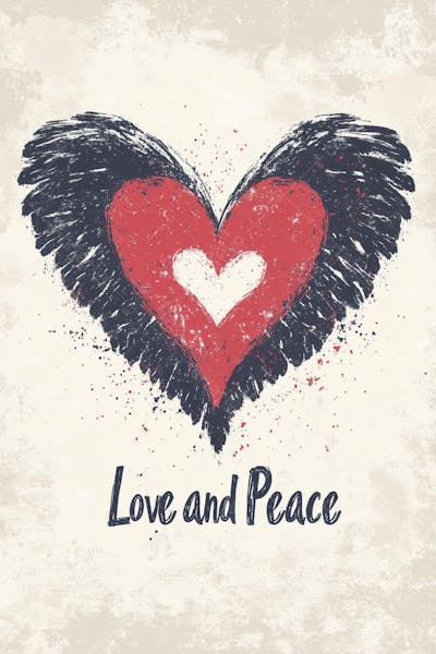 Mensagem de amor e paz
