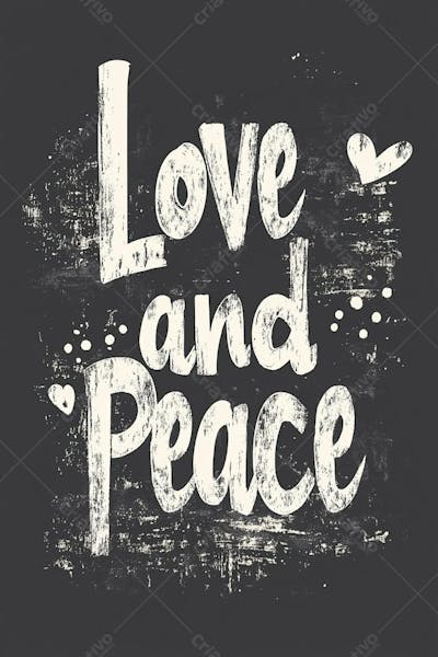 Mensagem de amor e paz
