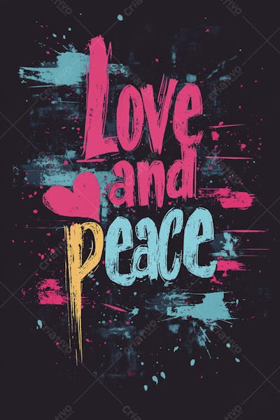 Mensagem de amor e paz