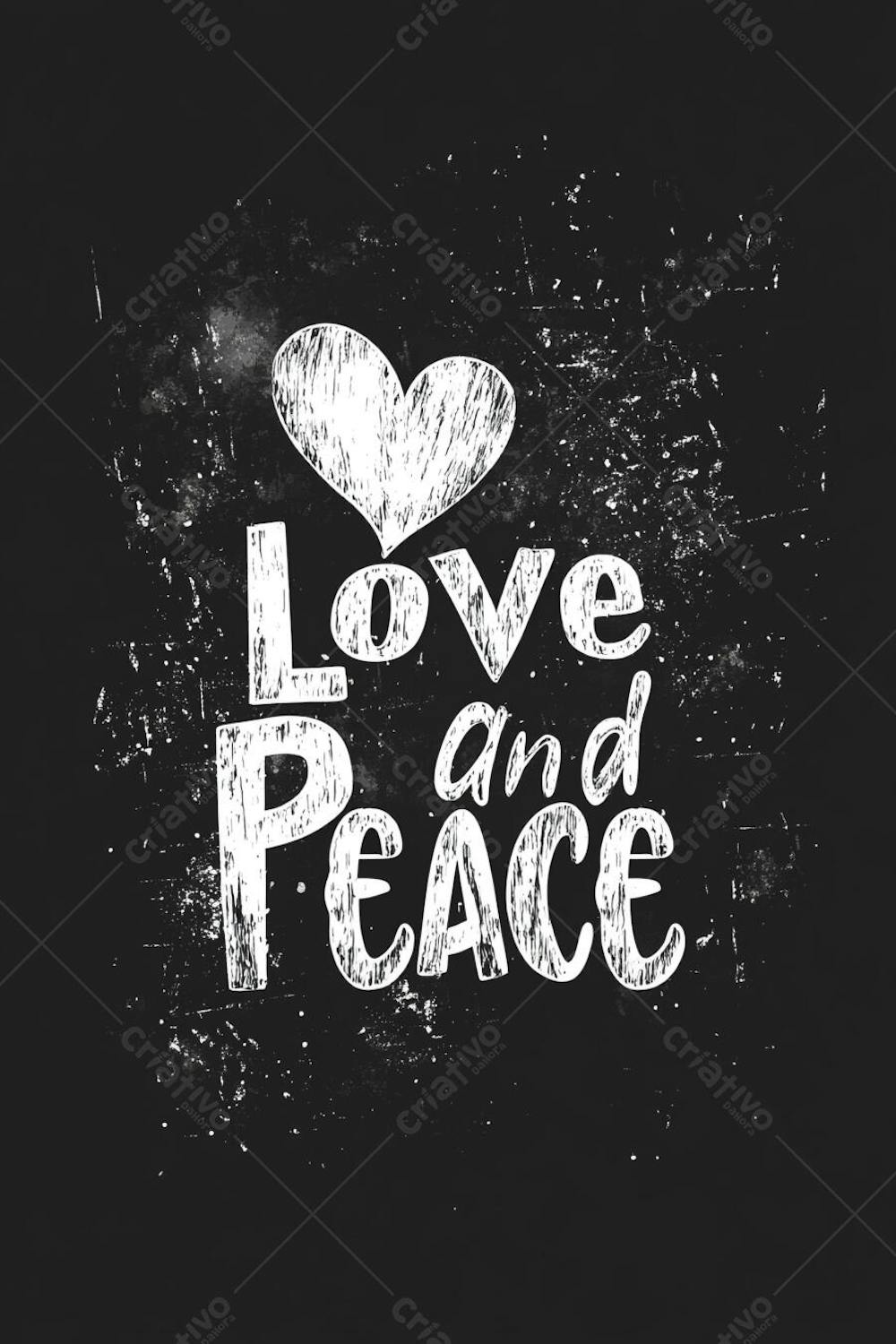 Mensagem de amor e paz