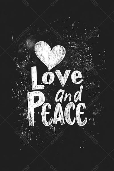 Mensagem de amor e paz