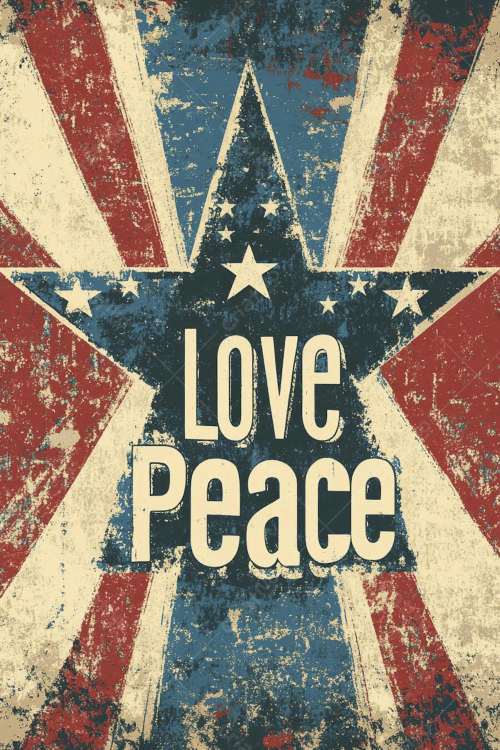 Mensagem de amor e paz