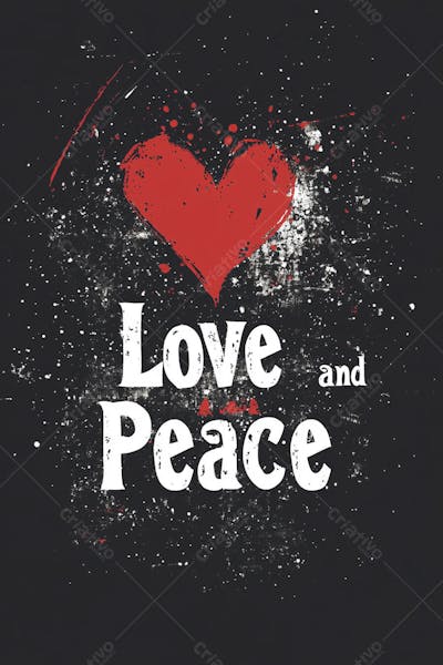 Mensagem de amor e paz