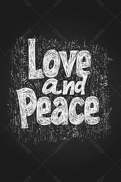 Mensagem de amor e paz