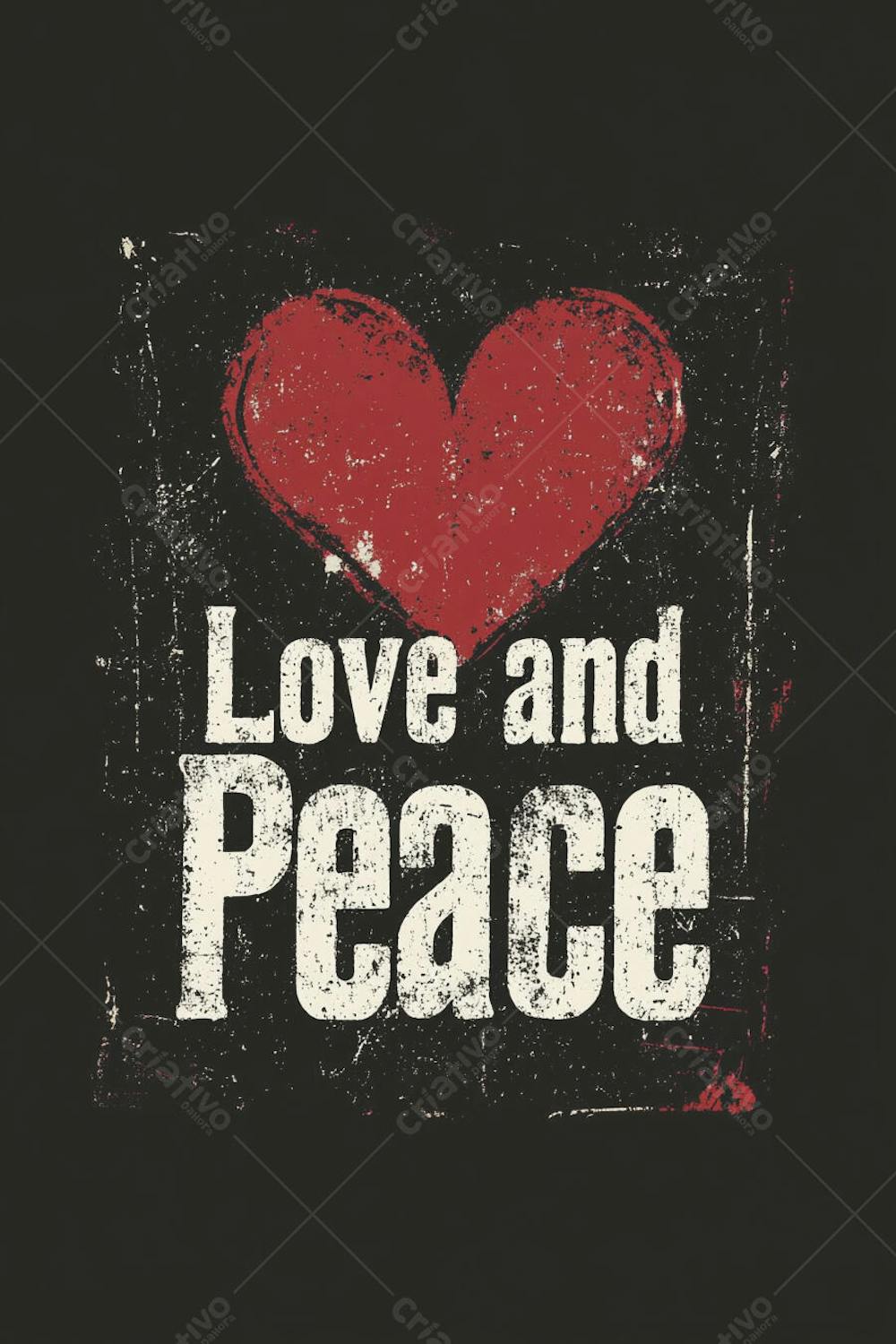 Mensagem de amor e paz