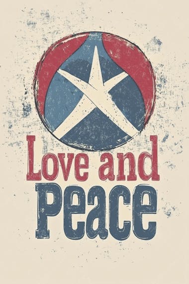 Mensagem de amor e paz