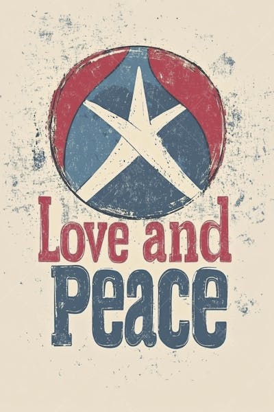 Mensagem de amor e paz