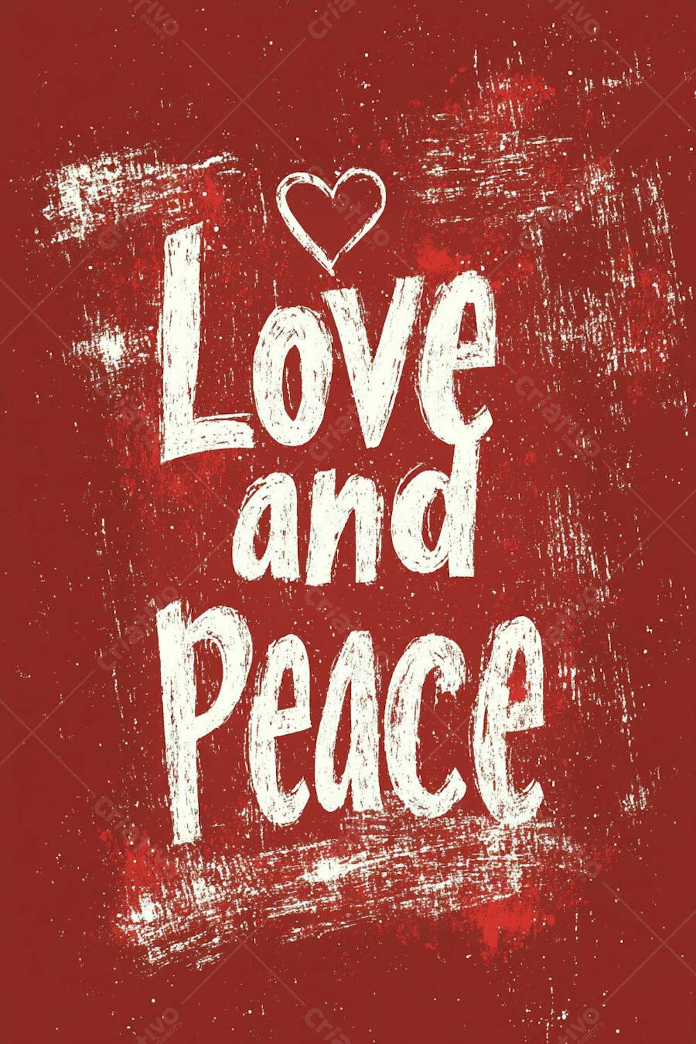 Mensagem de amor e paz
