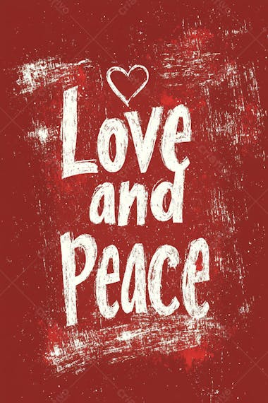 Mensagem de amor e paz