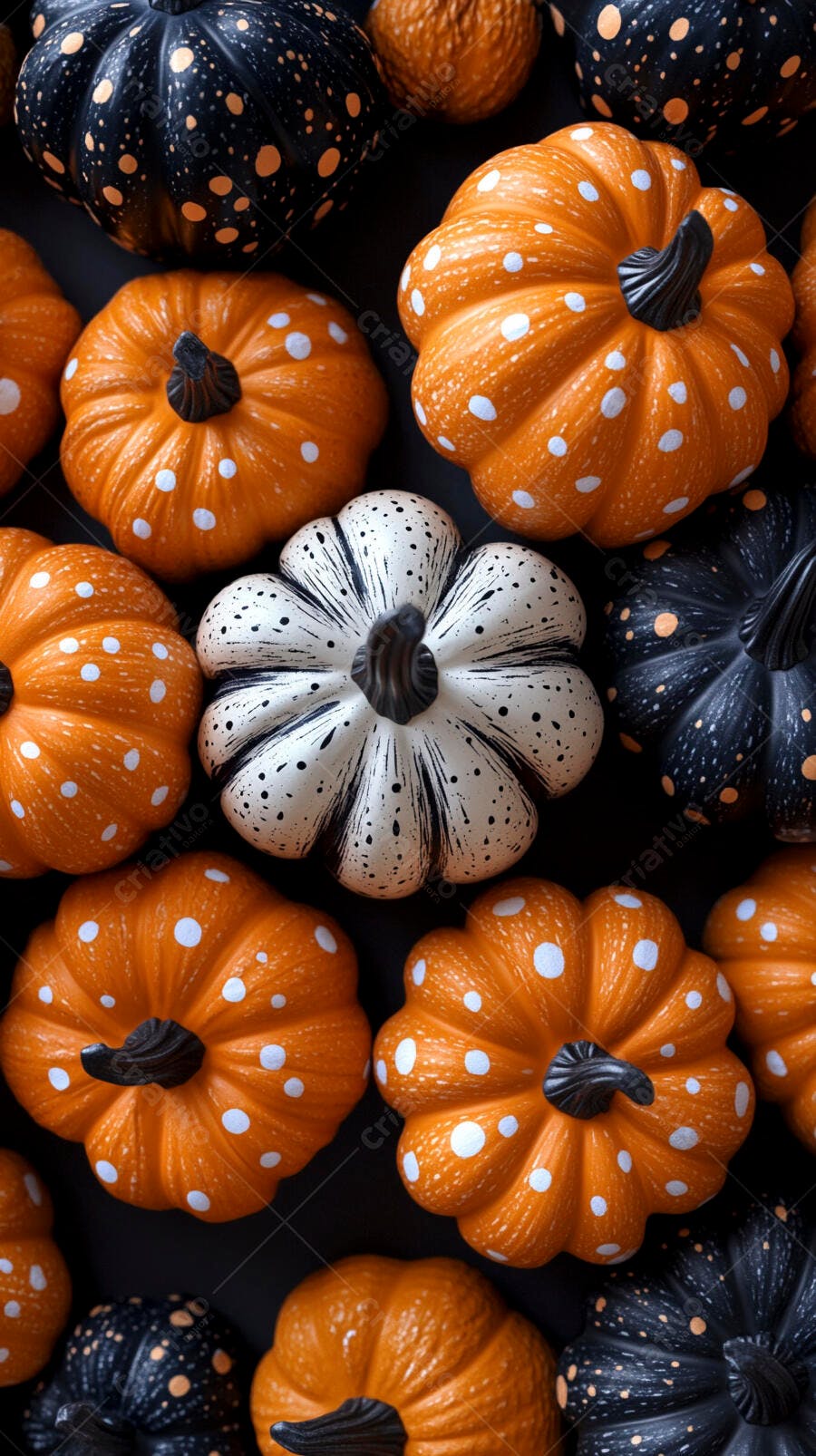 Abóboras decoradas para Halloween