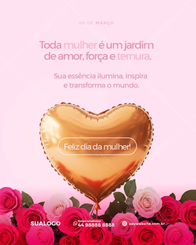 Dia da mulher 08 de março