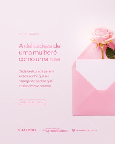 Dia da mulher 08 de março
