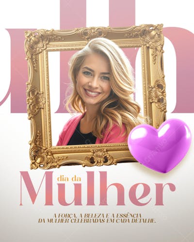 A força, a beleza e a essência da mulher celebradas em cada detalhe.