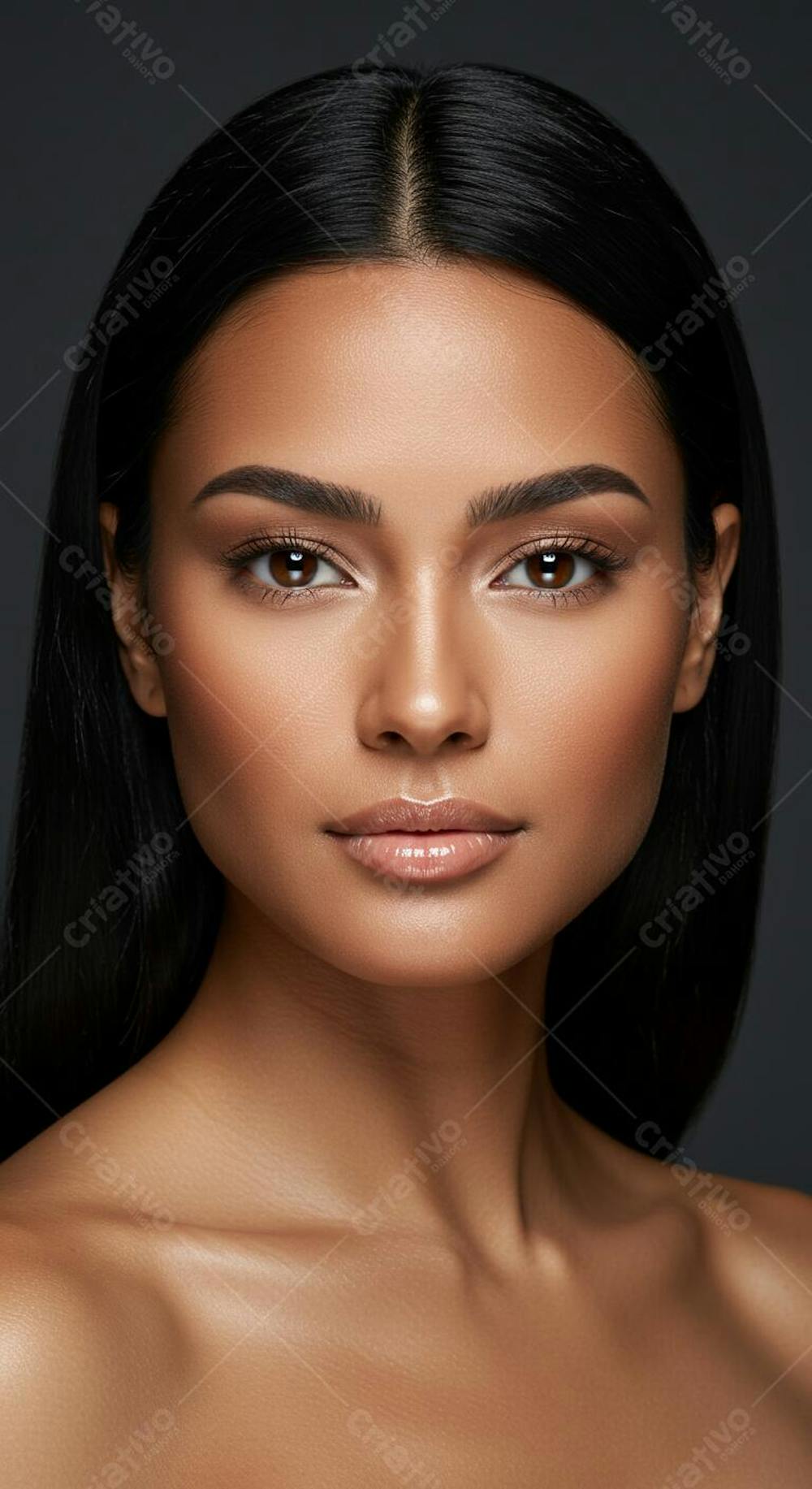 Mulher bonita e sensual - Salão de beleza