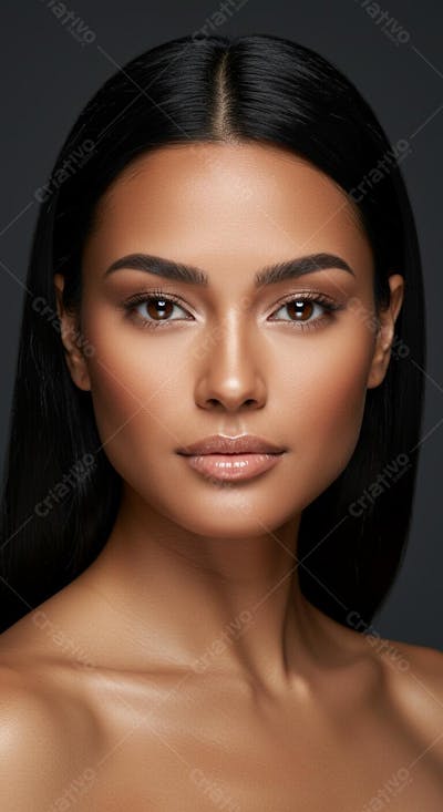 Mulher bonita e sensual - Salão de beleza