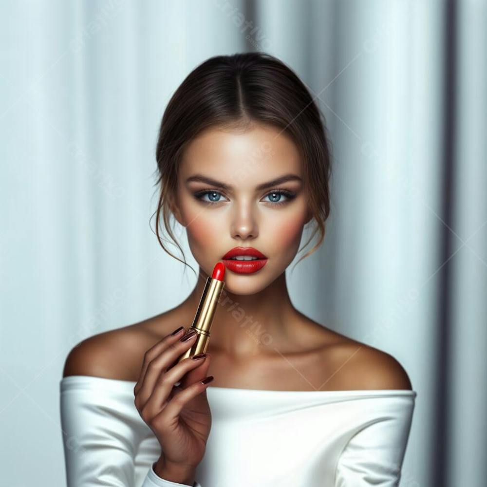 Mulher bonita e sensual - Salão de beleza