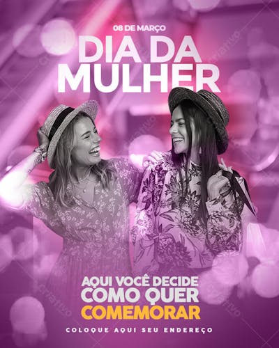 dia internacional da mulher 2025