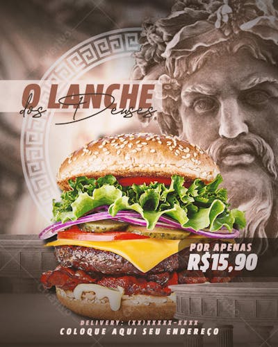 HAMBURGUERIA PROMOÇÃO DE LANCHE