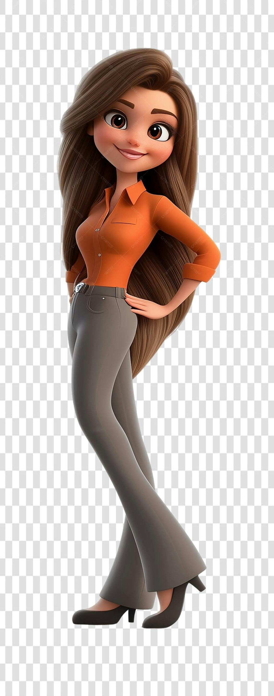 Avatar Mulher Negócios PNG com fundo transparente