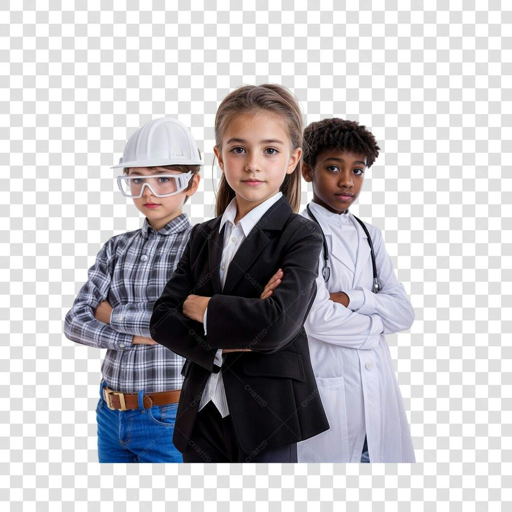 Banner Diversidade Profissões PNG com fundo transparente