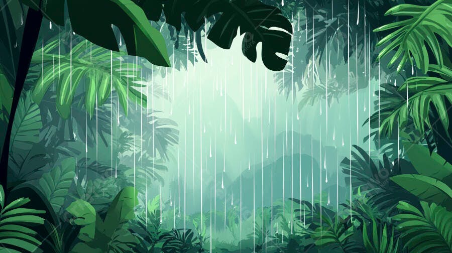 Chuva na Floresta Tropical