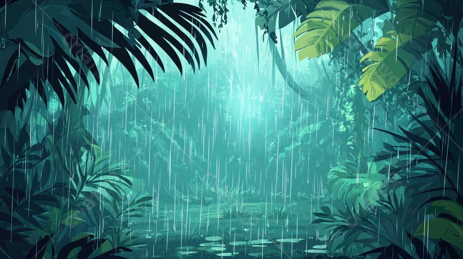 Chuva na Floresta Tropical