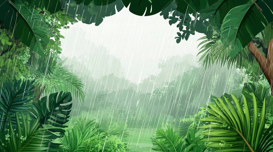 Chuva na Floresta Tropical