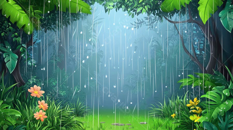 Chuva na Floresta Tropical