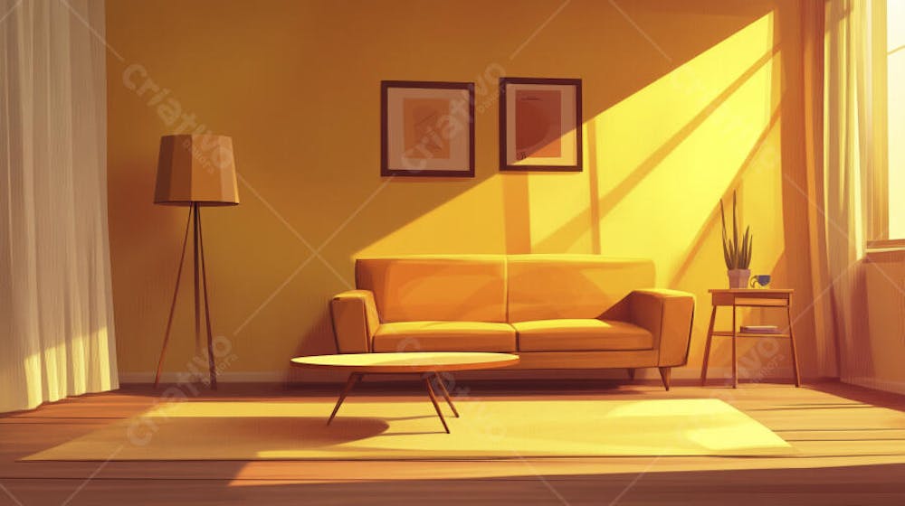 Sala de Estar Aconchegante