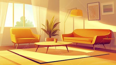 Sala de Estar Aconchegante