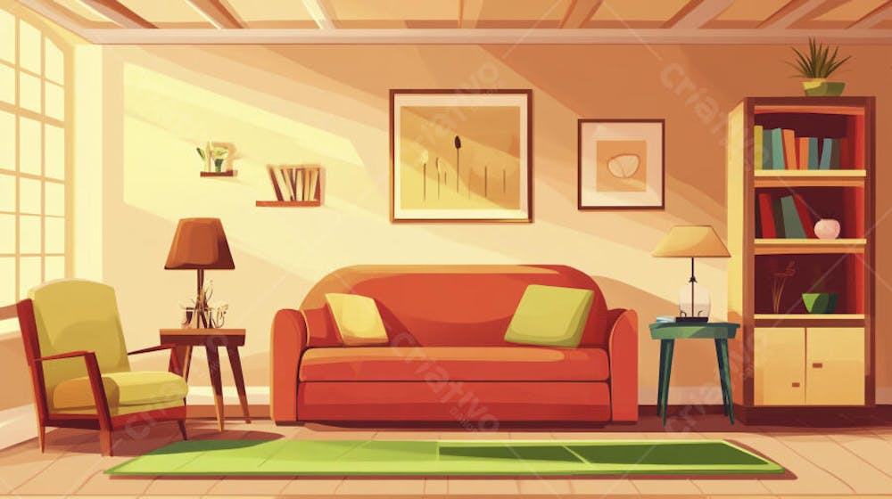 Sala de Estar Aconchegante