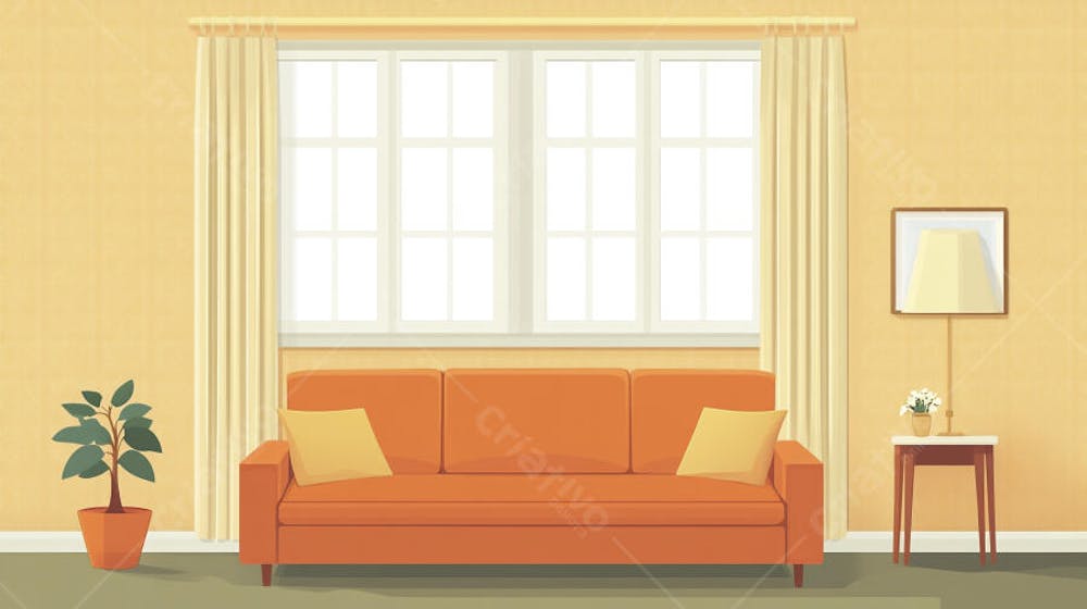 Sala de Estar Aconchegante