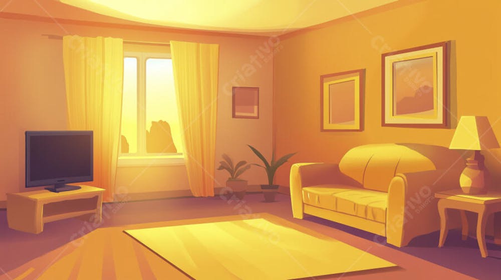 Sala de Estar Aconchegante