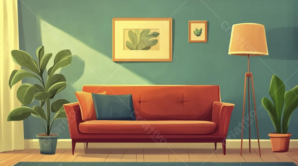 Sala de Estar Aconchegante