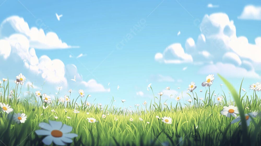 Campo Florido no Verão