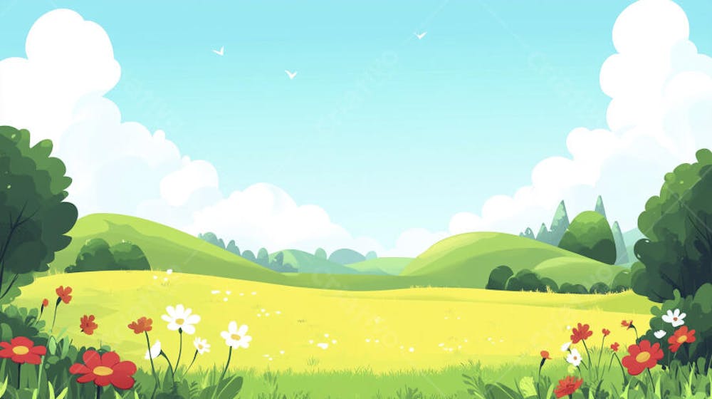 Campo Florido no Verão