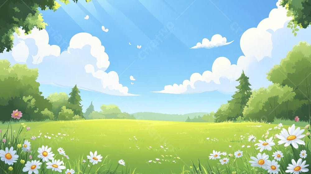 Campo Florido no Verão