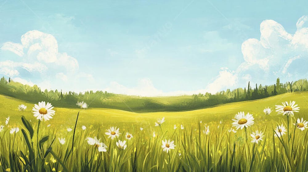 Campo Florido no Verão