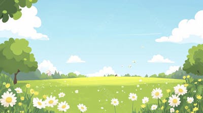 Campo Florido no Verão