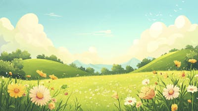 Campo Florido no Verão