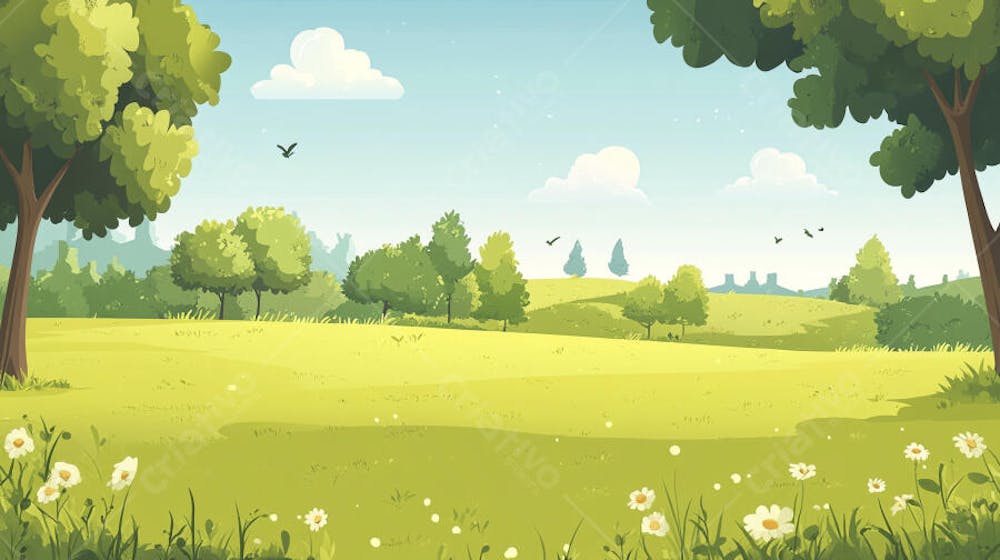 Campo Florido no Verão